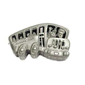 Vintage Torino ABC School Bus Jewelry Trinket Box